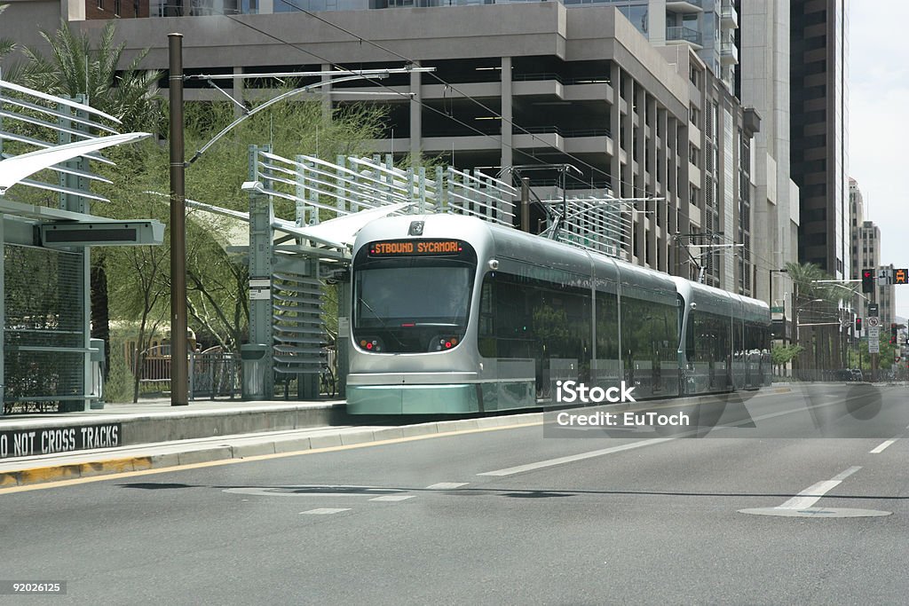 Metropolitana stazione ferroviaria, Phoenix, AZ - Foto stock royalty-free di Centro della città