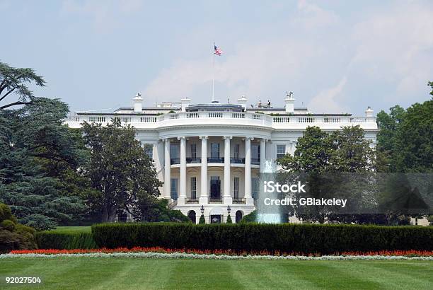 La Casa Bianca - Fotografie stock e altre immagini di Indipendenza - Concetto - Indipendenza - Concetto, Viale, Washington DC