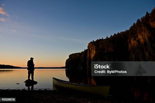 The Trapper Stock Photo - Download Image Now - Adult, Canada, Canoe