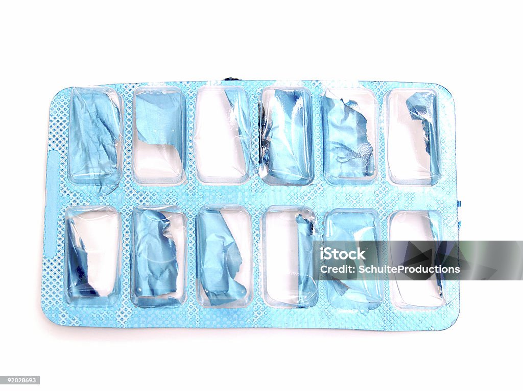 Utilizzato Gum Pack - Foto stock royalty-free di Gomma da masticare