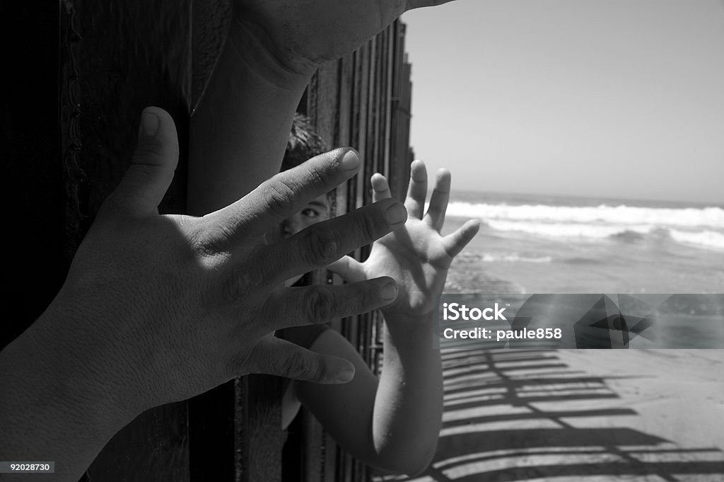 Immigrato occhio - Foto stock royalty-free di Frontiera nazionale