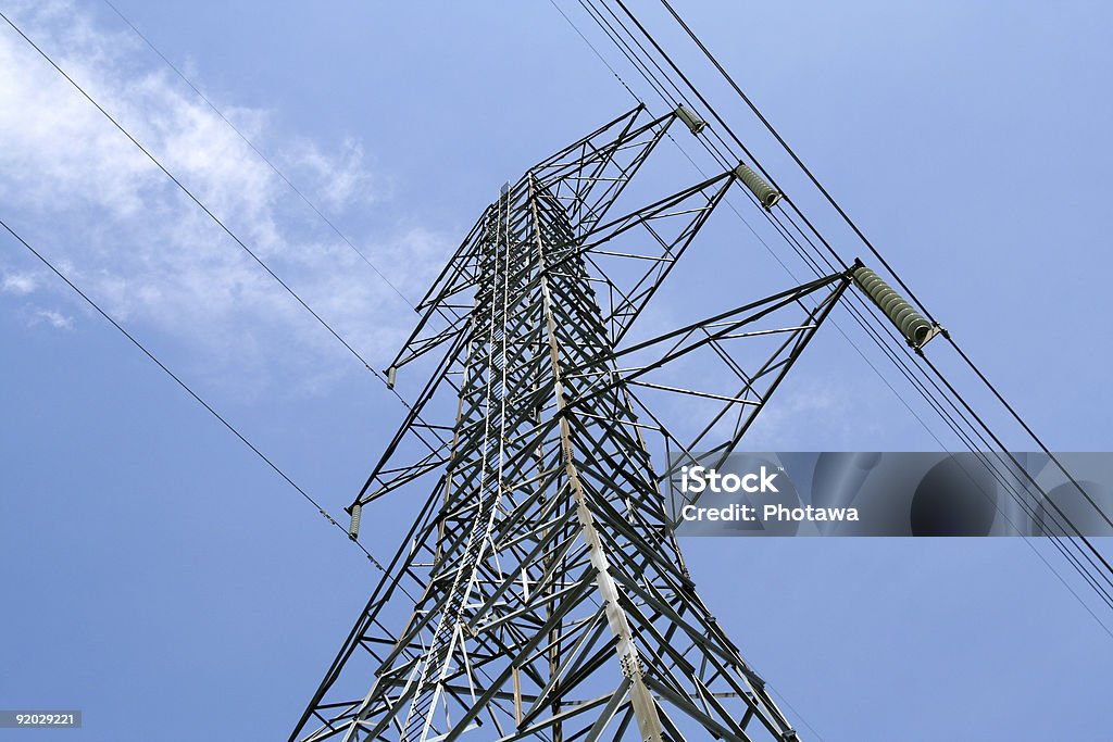 Torre di energia - Foto stock royalty-free di In fila