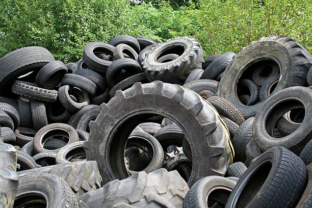 tyres stock photo