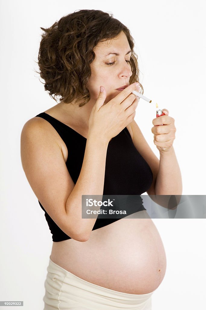 Для курящих беременных - Стоковые фото Новый роялти-фри