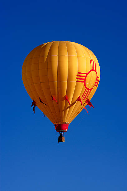 New Mexico State Flag Balloon stock photo