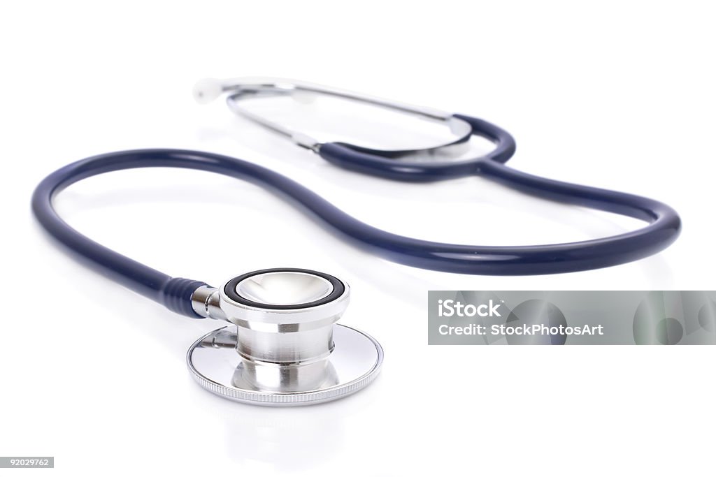 professional stethoscope isolated on white  Stethoscope Stock Photo