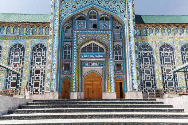 istock Beautiful Haji Yaqub Mosque in Dushanbe 920299192