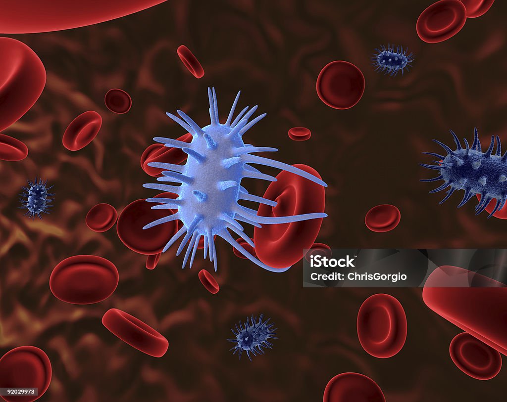 Ataque de vírus - Foto de stock de Staphylococcus aureus resistente à meticilina royalty-free