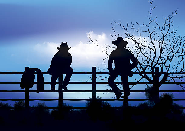 Calf in Team roping rodeo action - digital photo manipulation