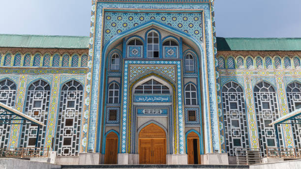 istock Beautiful Haji Yaqub Mosque in Dushanbe 920302228