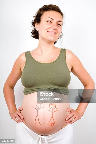 Proud Pregnant Stock Photo - Download Image Now - Adult, Anticipation, Beautiful People