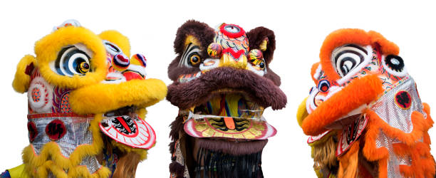 istock Group of Chinese line dance costumes 920309284
