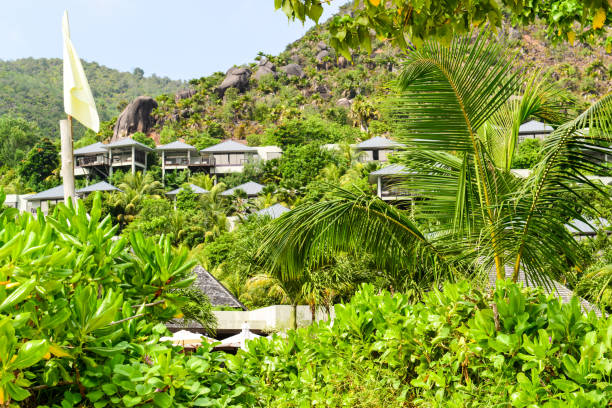 Anse Takamaka Beach, Praslin Island, Seychelles Islands