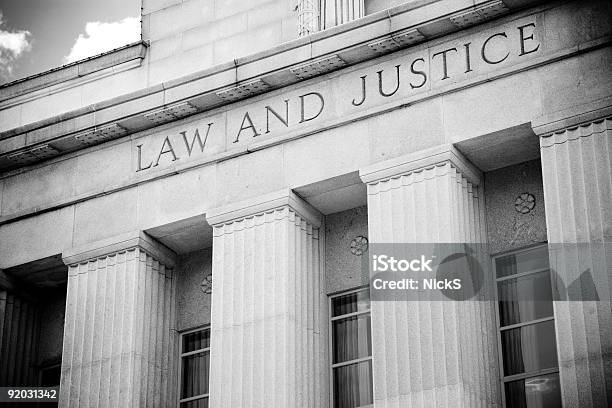Prawa I Sprawiedliwości - zdjęcia stockowe i więcej obrazów Prawo - Prawo, Budynek sądu, Budynek z zewnątrz