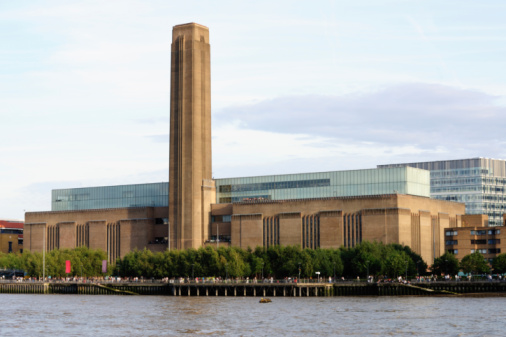 Tate Modern (the disused Bankside power station) London, England, UK, Europe in the late afternoon