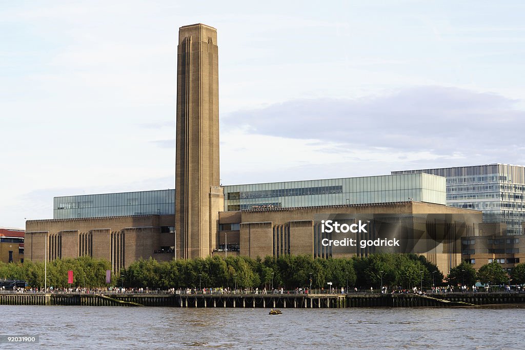 Beautiful view of Tate Modern, London, England Tate Modern (the disused Bankside power station) London, England, UK, Europe in the late afternoon Tate Modern Stock Photo