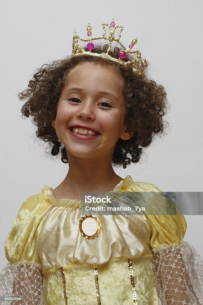 The smiling girl in suit of princess  Beautiful People Stock Photo