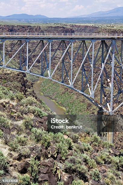 Rio Grande Gorge Bridge - zdjęcia stockowe i więcej obrazów Architektura - Architektura, Bez ludzi, Czas