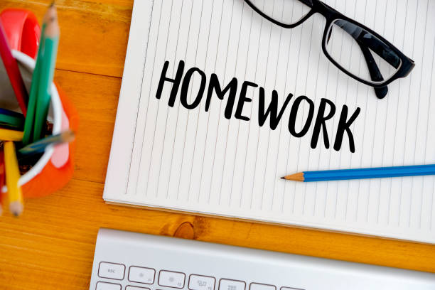 istock book top view Conceptual of homewor School notebook 920332000