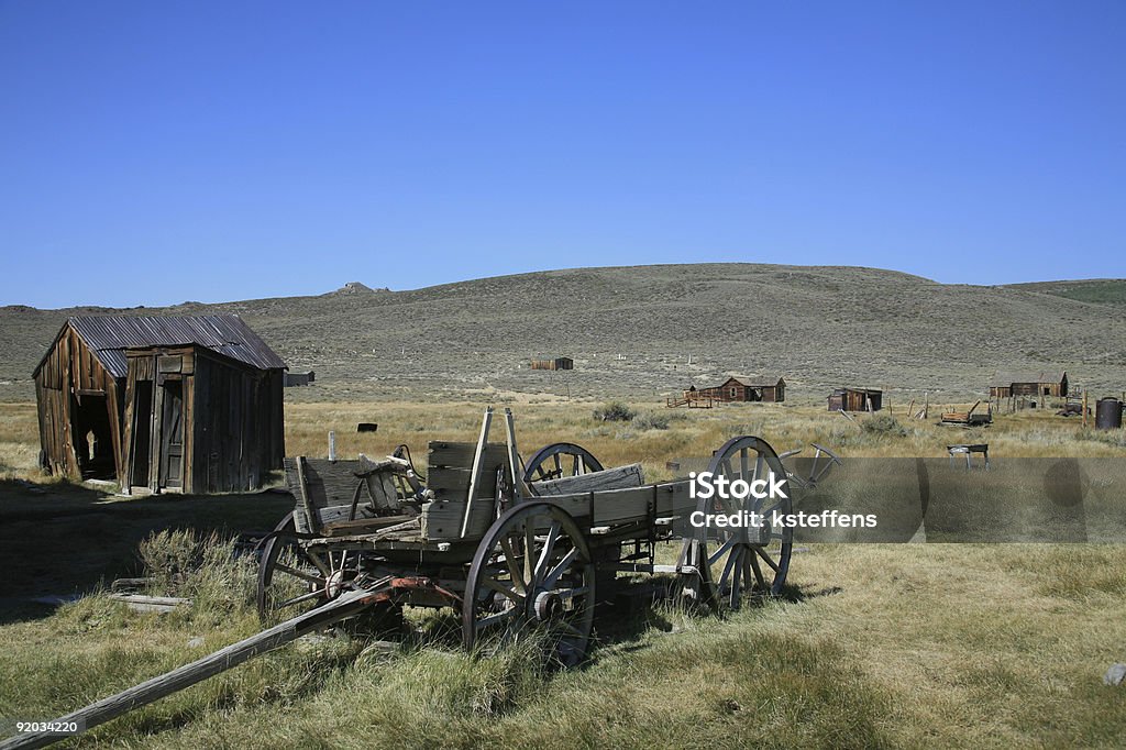 Wagon Days - Old West Town  Gold Rush Stock Photo