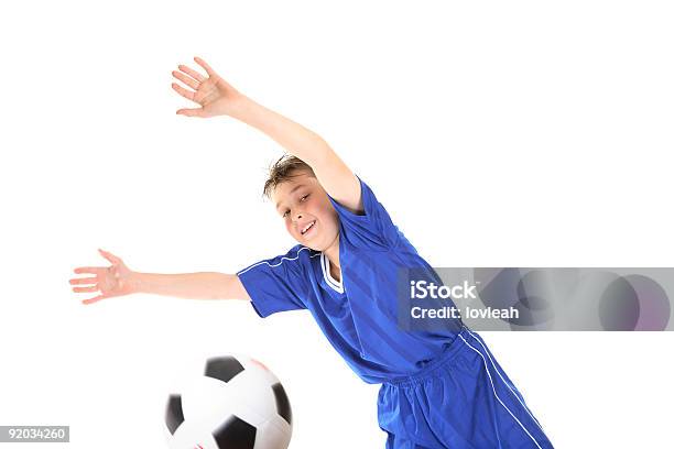 Portiere Di Calcio - Fotografie stock e altre immagini di Abilità - Abilità, Atleta di atletica leggera, Attività