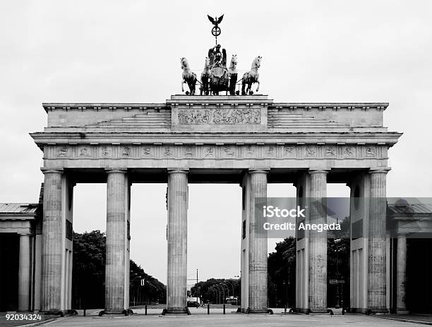 Brandenburg Gate In Berlin Stock Photo - Download Image Now - Architectural Column, Architecture, Berlin