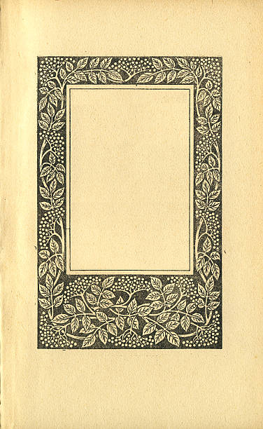 istock Vintage Book Page With A Frame Of Elder Berries 92034486