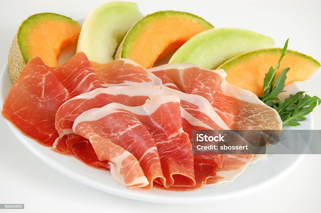 Prosciutto e Melão - Royalty-free Melão Foto de stock