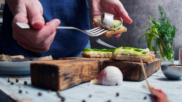 istock Cooking of herring sandwiches 920350082