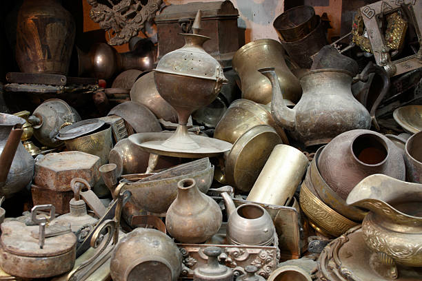 istock antique shop with old metal things 92035248