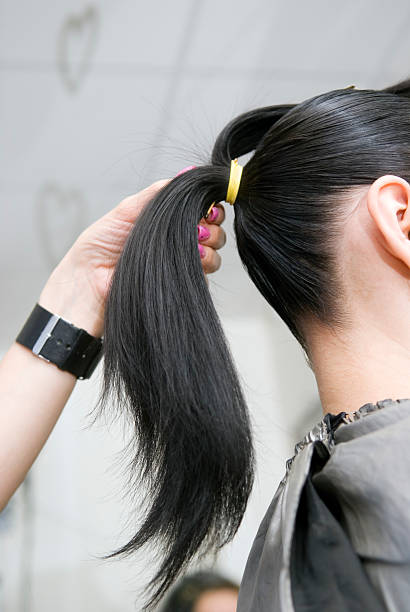 istock Comb one's black hair 92035466