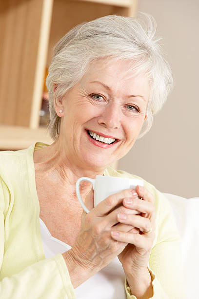 istock Woman Enjoying Hot Drink 92035948