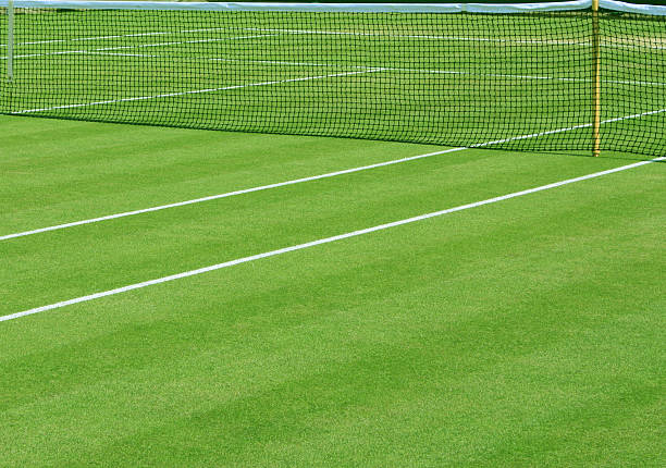 Open-air tennis court