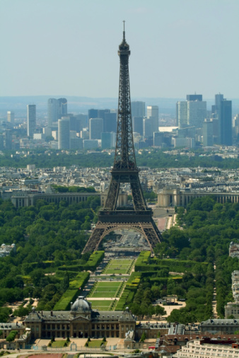 The view of the Paris cityscape from Montparnasse offers a breathtaking panorama of the city's iconic landmarks and architectural wonders. From this vantage point, the Eiffel Tower, sprawling roofs, the Seine River and other highlights that make up the enchanting Paris skyline can be viewed.