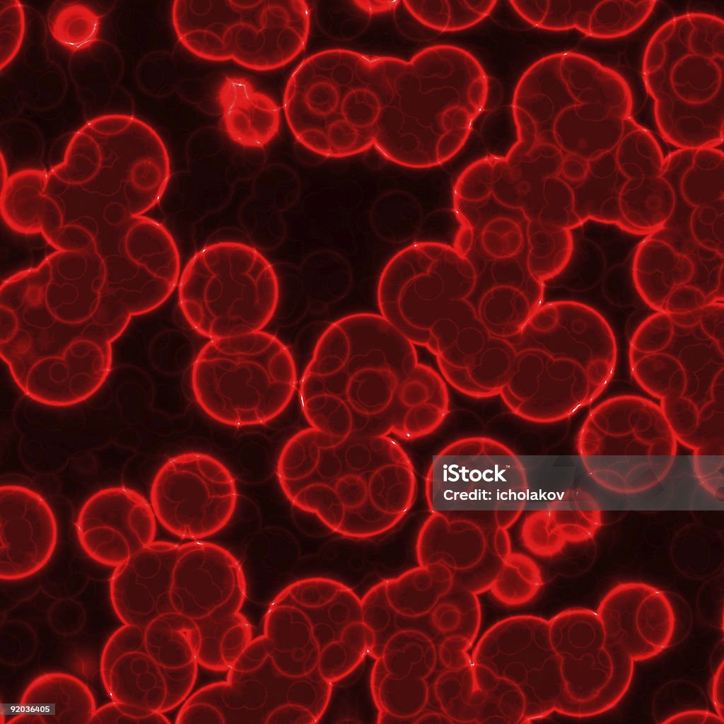 Bactérias vermelho - Royalty-free Amostra Médica Foto de stock