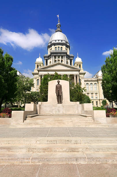 Illinois State Capital Building, Springfield Illinois  illinois state capitol stock pictures, royalty-free photos & images