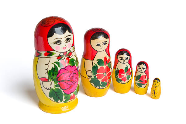 istock Russian dolls - "matrioska" (modern). 92036588