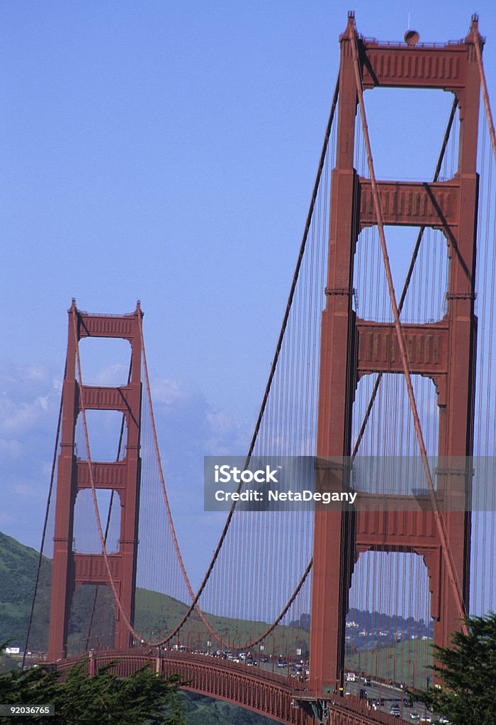 Spectaculaire Golden Gate Bridge 4 - Photo de Acier libre de droits