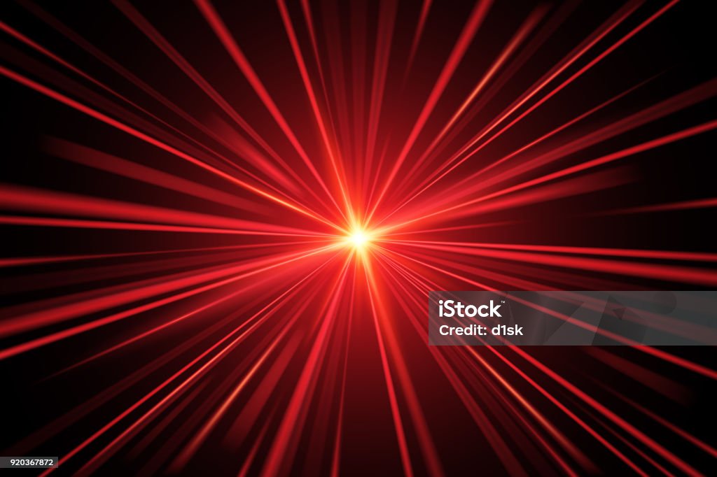 Red light rays Red light rays in vector Red stock vector