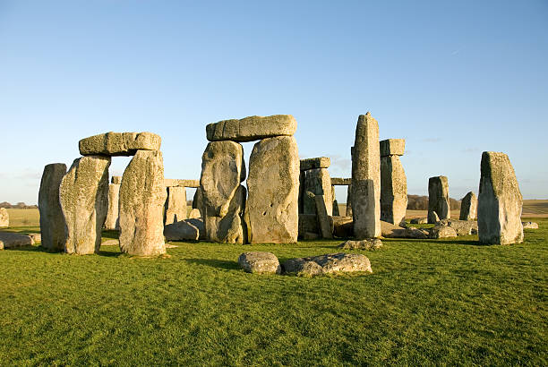 stonehenge - stonehenge ancient civilization religion archaeology foto e immagini stock