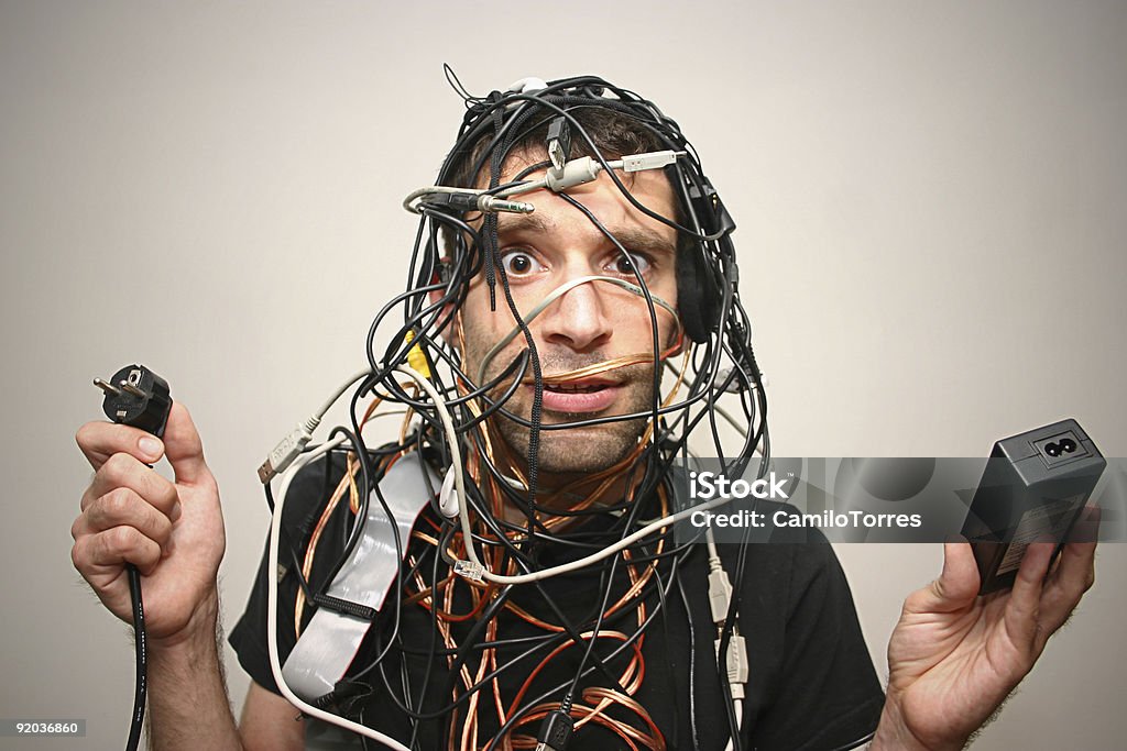 cable guy  Cable Stock Photo