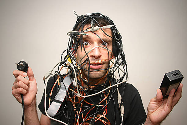 cable guy  tangled stock pictures, royalty-free photos & images