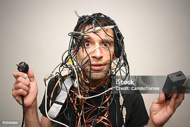 Cable Guy Stock Photo - Download Image Now - Cable, Tangled, Confusion