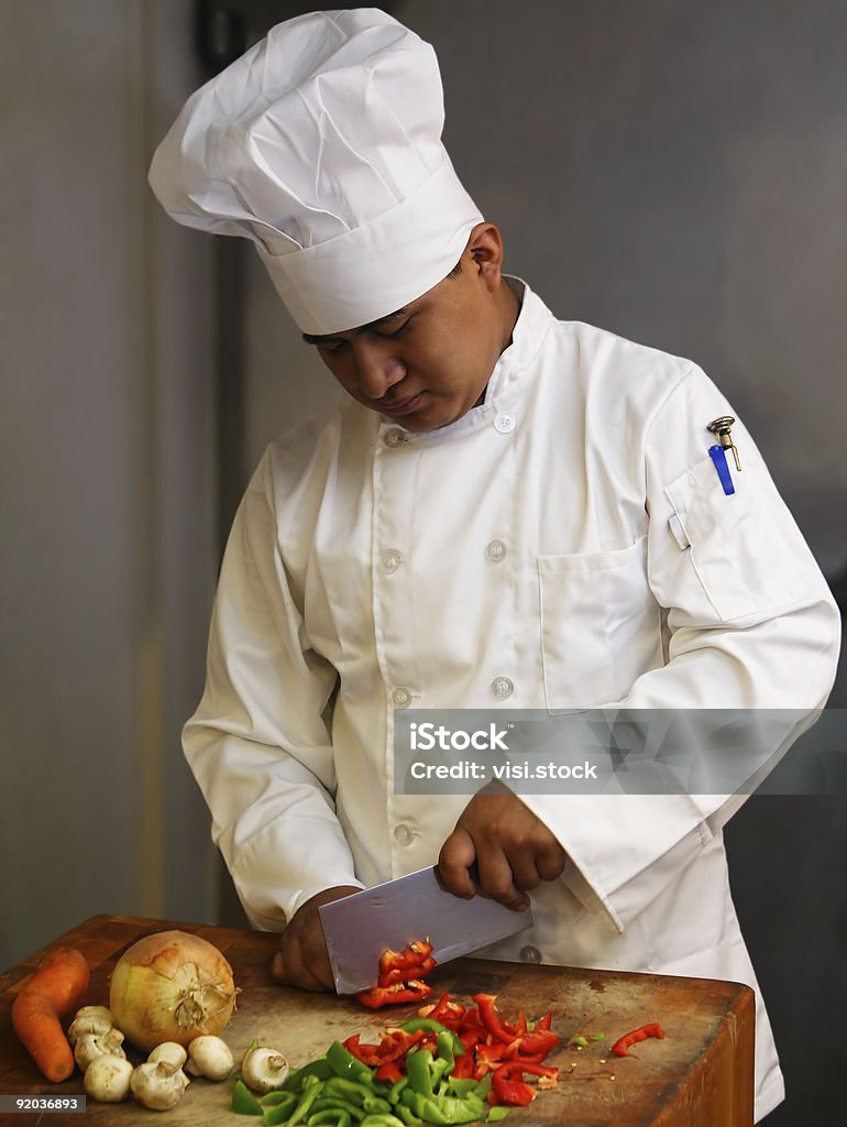 Chef de legumes - Foto de stock de Adulto royalty-free