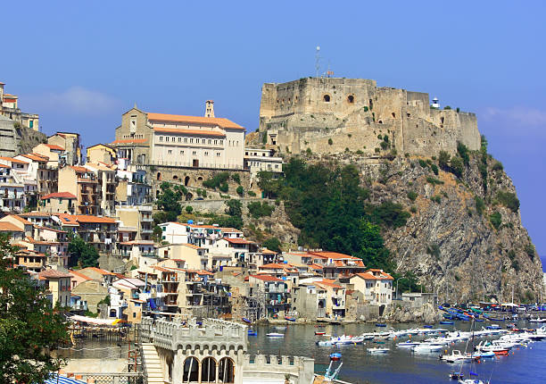 istock Scylla castle and church 92037044