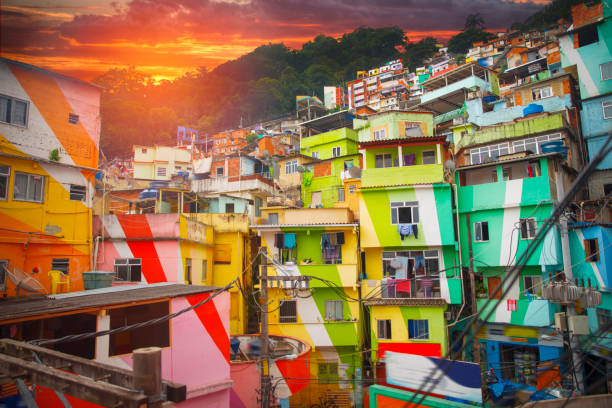 istock Rio de Janeiro downtown and favela 920372412