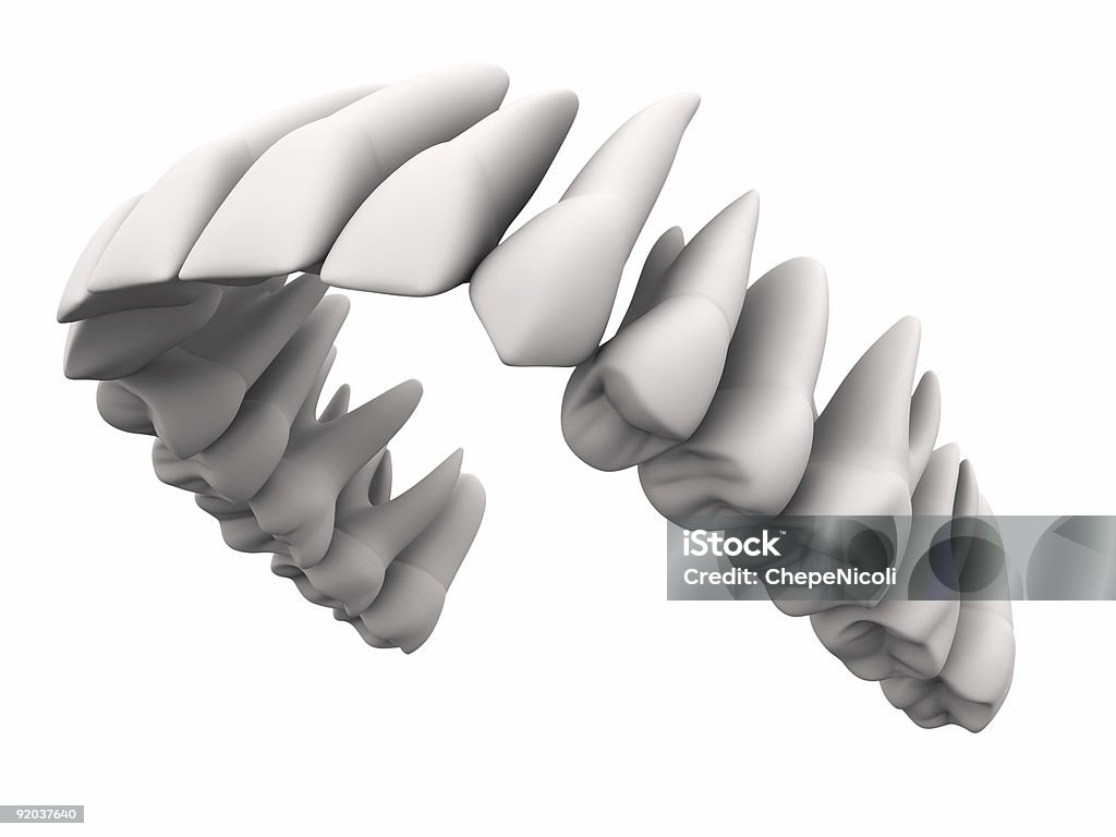 Tomaia denti 2 - Foto stock royalty-free di Accudire