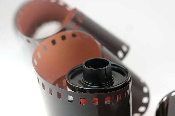 Film and Canister stock photo