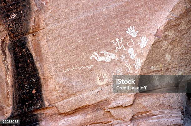 Canyon De Chelly Rock Sztuka Szczegóły 2 - zdjęcia stockowe i więcej obrazów Ameryka - Ameryka, Ameryka Północna, Anasazi