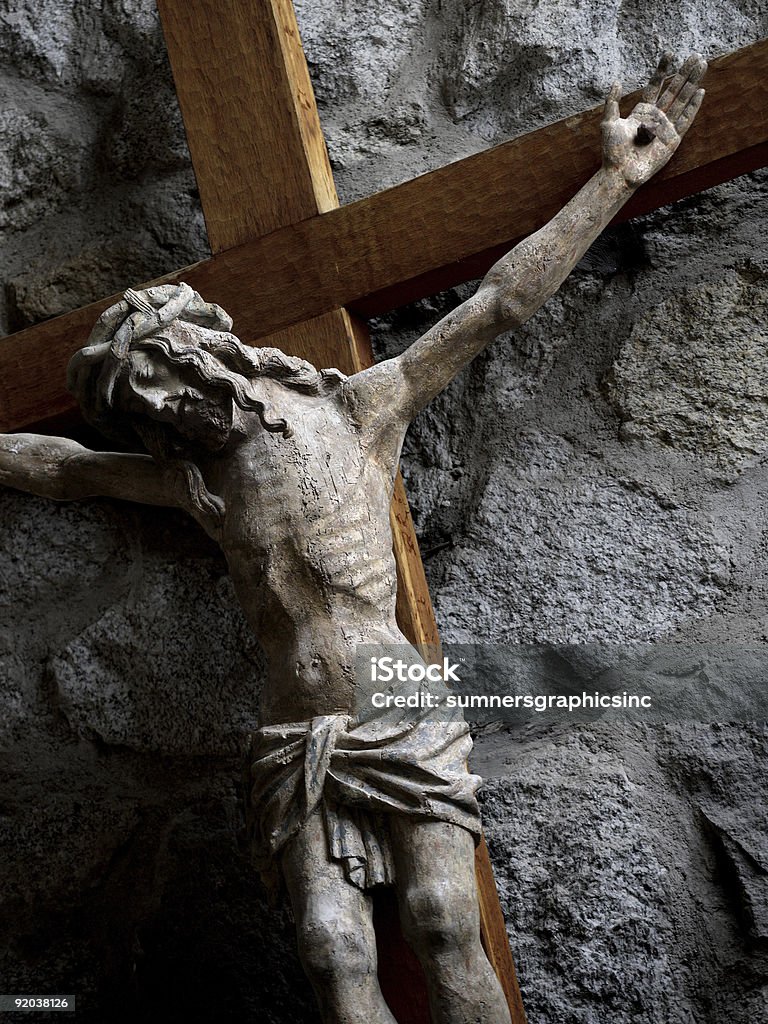 Cruz de Jesus - Foto de stock de Anjo royalty-free